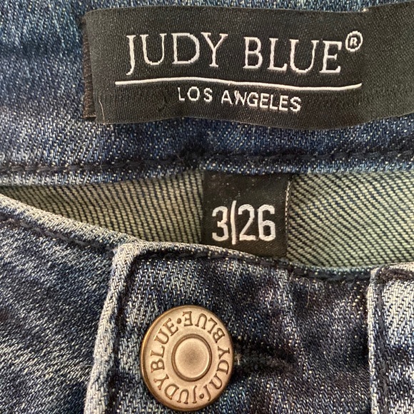 Judy Blue Star Embroidered Super Flare Jeans - Picture 10 of 12